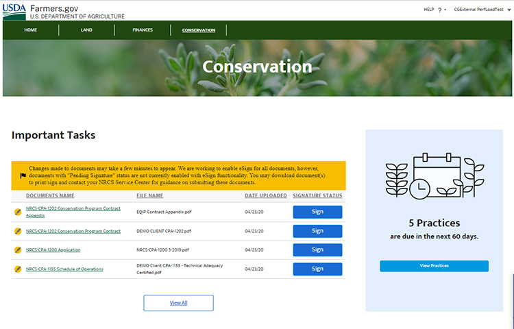 Manage Your USDA Business Online